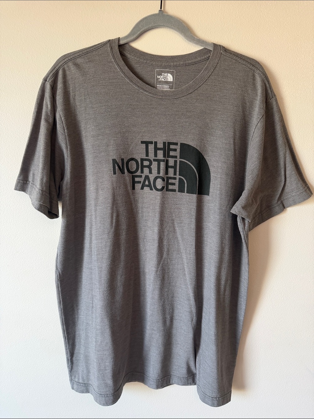 The North Face Gray Short Sleeve Logo Tee